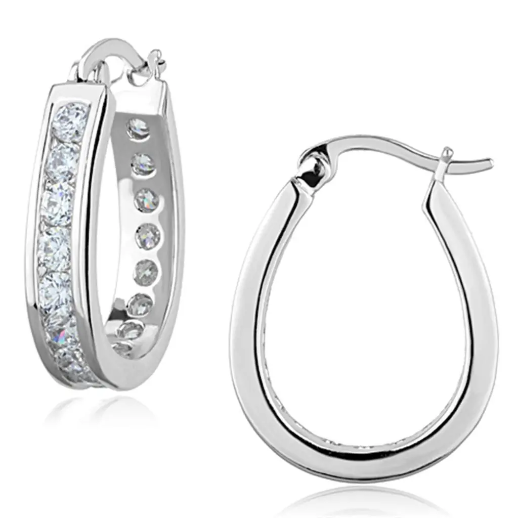 "The Loop"- Cubic Zirconian Earrings