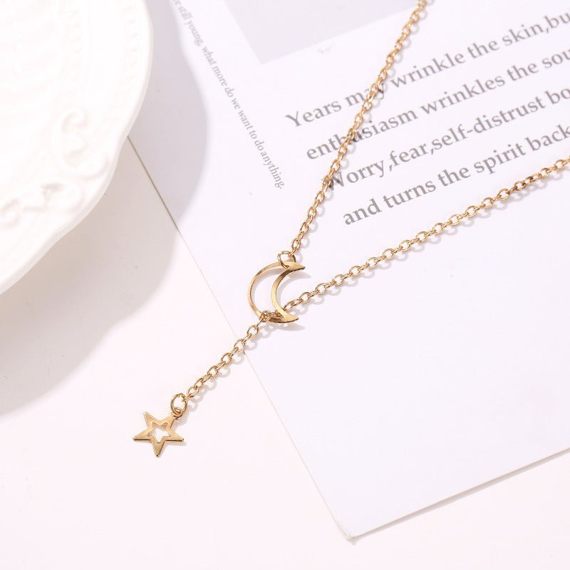 Moon & Star Necklace