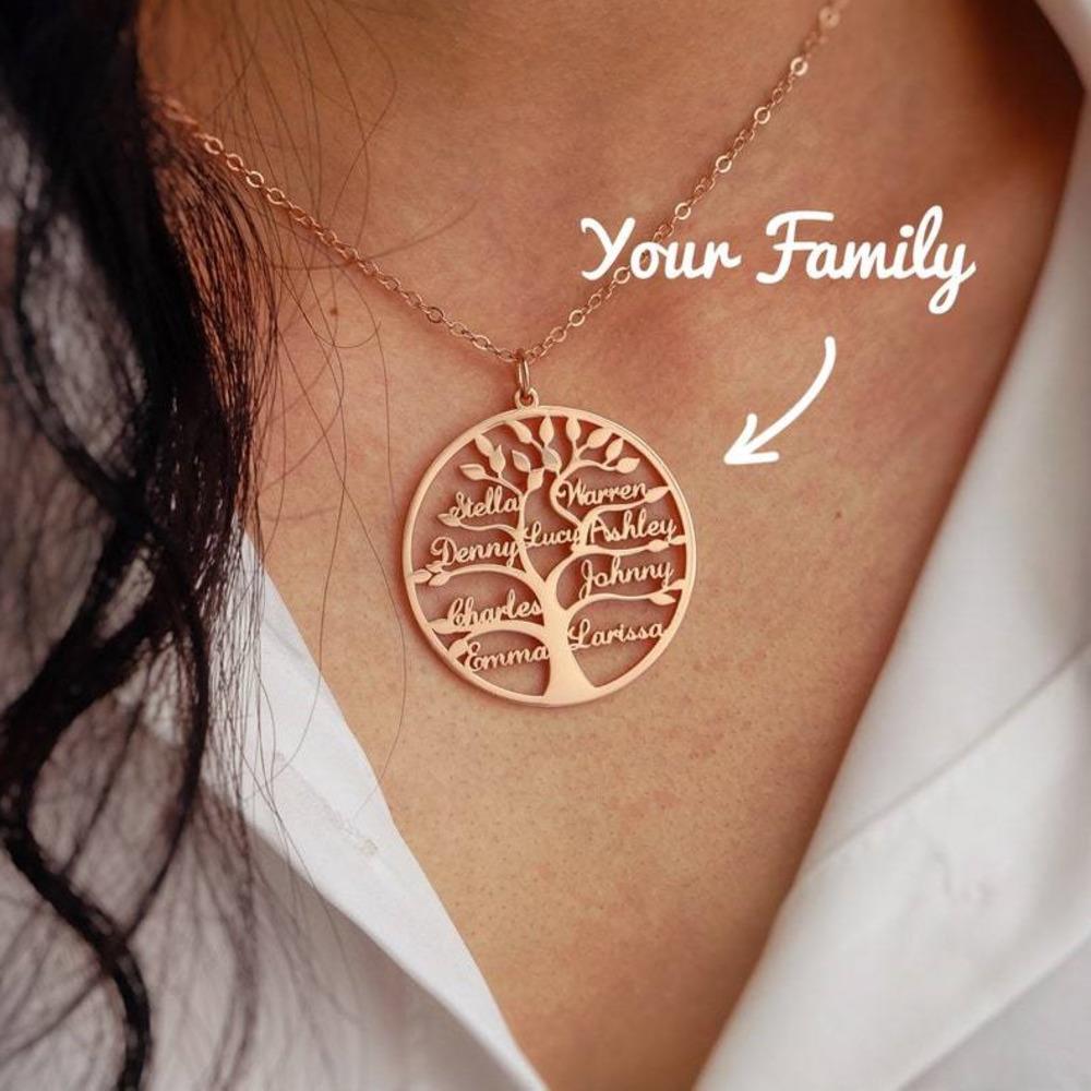 Custom Family Tree Necklace