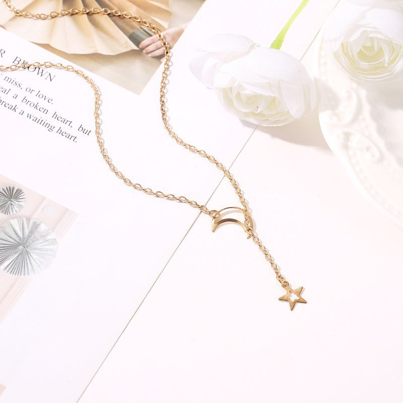 Moon & Star Necklace